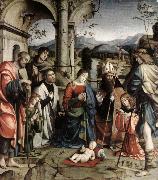 FRANCIA, Francesco Adoration of the Child sdgh oil